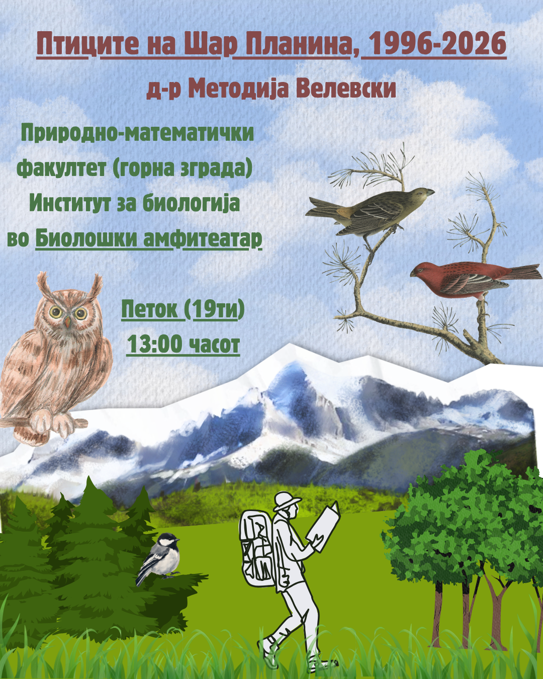 Птиците на Шар Планина, 1996-2026